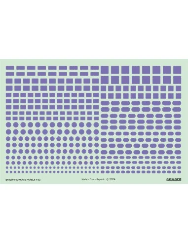 Surface panels, 1/32 - Eduard Accessories ER32004