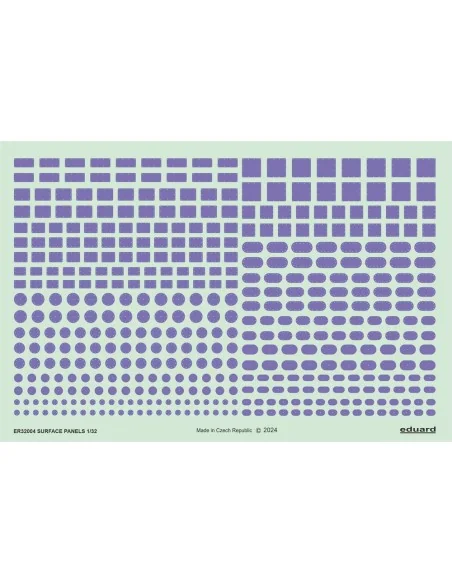 Surface panels, 1/32 - Eduard Accessories ER32004