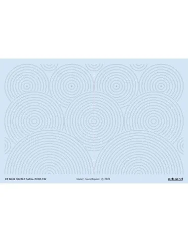 Double radial rows, 1/32 - Eduard Accessories ER32006