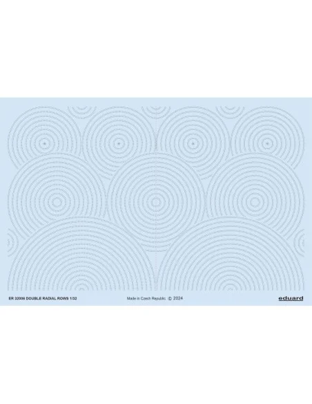 Double radial rows, 1/32 - Eduard Accessories ER32006