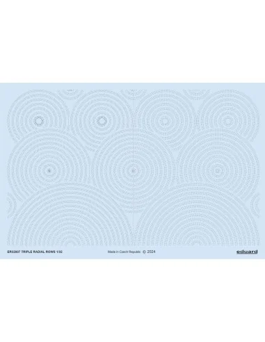 Triple radial rows, 1/32 - Eduard Accessories ER32007
