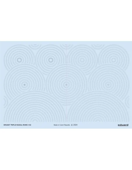 Triple radial rows, 1/32 - Eduard Accessories ER32007