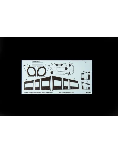 Mi-24V positive rivets & surface details, 1/48 - Eduard Accessories...