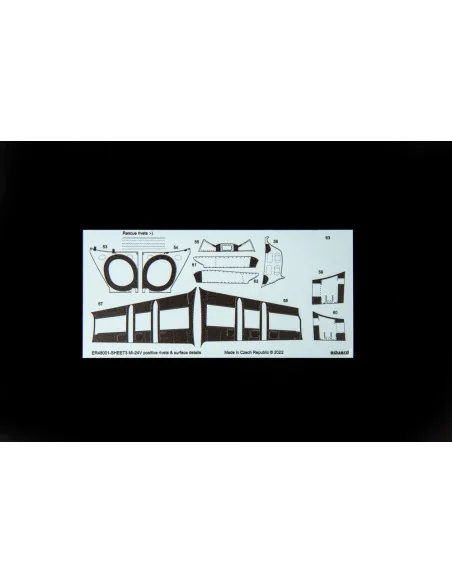 [NO_DESC] Mi-24V positive rivets & surface details, 1/48 - Eduard A...