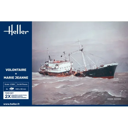 Twin Set Volontaire + Marie Jeanne, 1/200 - Heller 85604