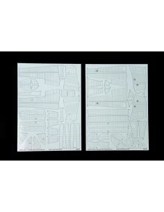P-38J raised rivets & surface details for TAMIYA, 1/48 - Eduard Acc...