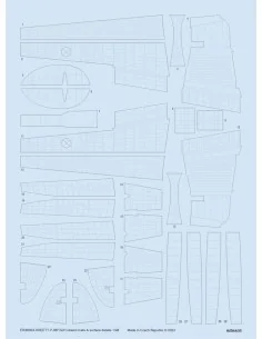 P-38F/G/H raised rivets & surface details for TAMIYA, 1/48 - Eduard...