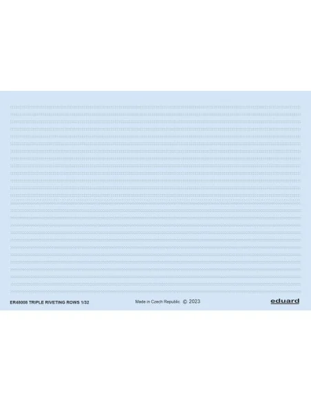 Triple riveting rows, 1/48 - Eduard Accessories ER48008