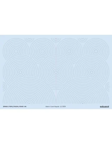 Triple radial rows, 1/48 - Eduard Accessories ER48012