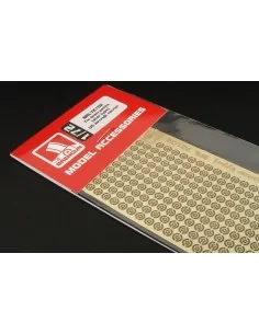 Tie down points (star type) US aircraft carrier, 1/72 - Brengun BRL... 2