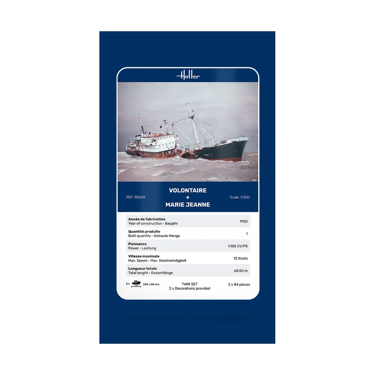 Twin Set Volontaire + Marie Jeanne - Heller 85604