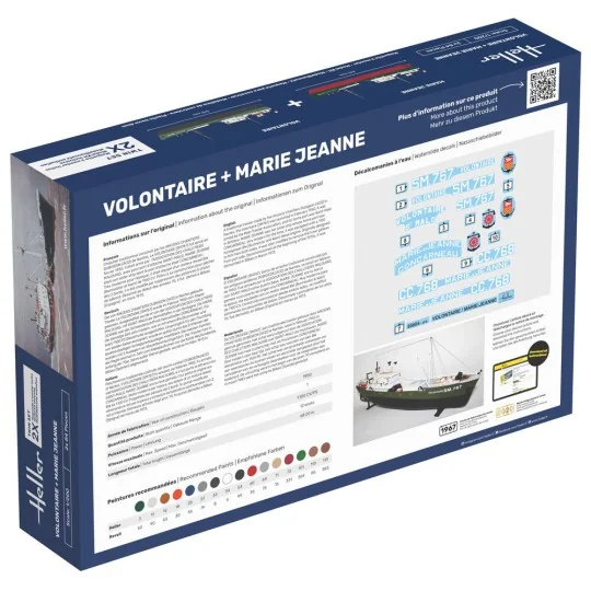 Twin Set Volontaire + Marie Jeanne, 1/200 - Heller 85604