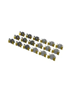 IJN Type 96 25mm AA gun (triple) PRINT, 1/350 - Eduard Accessories ...