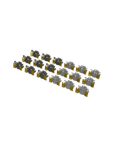 IJN Type 96 25mm AA gun (triple) PRINT, 1/350 - Eduard Accessories ...