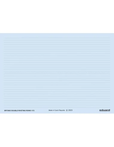 Double riveting rows, 1/72 - Eduard Accessories ER72002