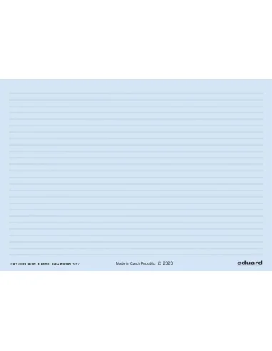 Triple riveting rows, 1/72 - Eduard Accessories ER72003