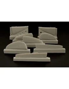 MiG 3 control surfaces (ICM and ALANGER kit), 1/48 - Brengun BRL48027