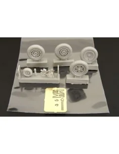Wheels for Fw190 EARLY -LATE, 1/48 - Brengun BRL48037