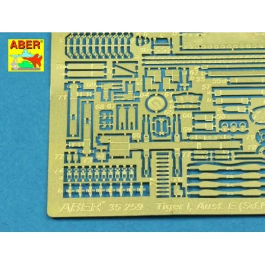 Pz.Kpfw.VI Ausf.E Tiger I Tunisia - Aber Models 35259