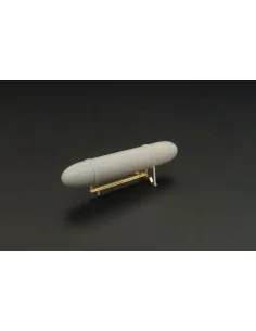 50gal cigar fuel tank w-rack (double pack), 1/48 - Brengun BRL48068