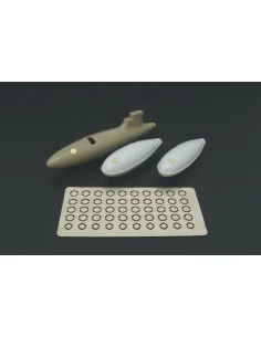 U S drop tanks caps, 1/48 - Brengun BRL48070