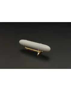 50gal cigar fuel tank w-rack (double pack), 1/48 - Brengun BRL48068 2