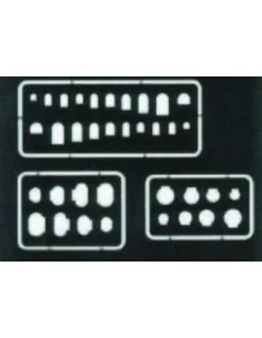 [NO_DESC] Abdeckungen und Scharniere Gravierschablone, 1/72 - Eduar...