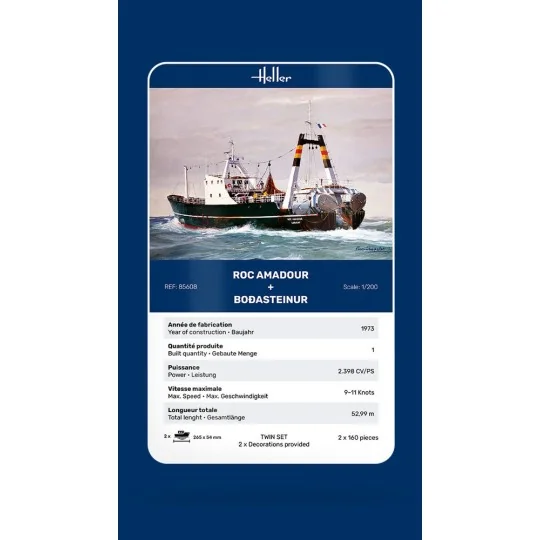 Twin Set Roc Amadour + Bordasteinur, 1/200 - Heller 85608