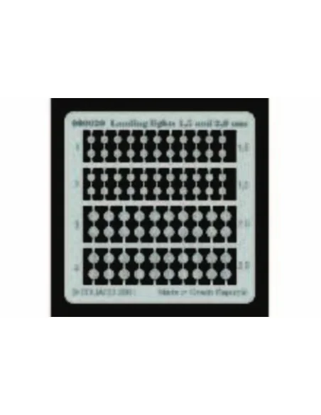 [NO_DESC] Landing lights 1, 5 and 2 mm - Eduard Accessories 00020