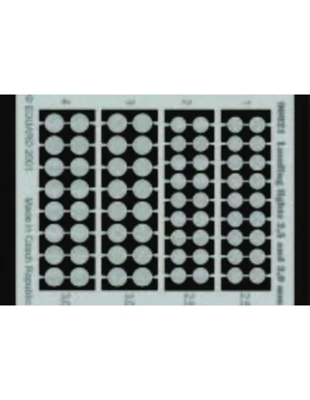 Landing lights 2, 5 and 3 mm - Eduard Accessories 00021