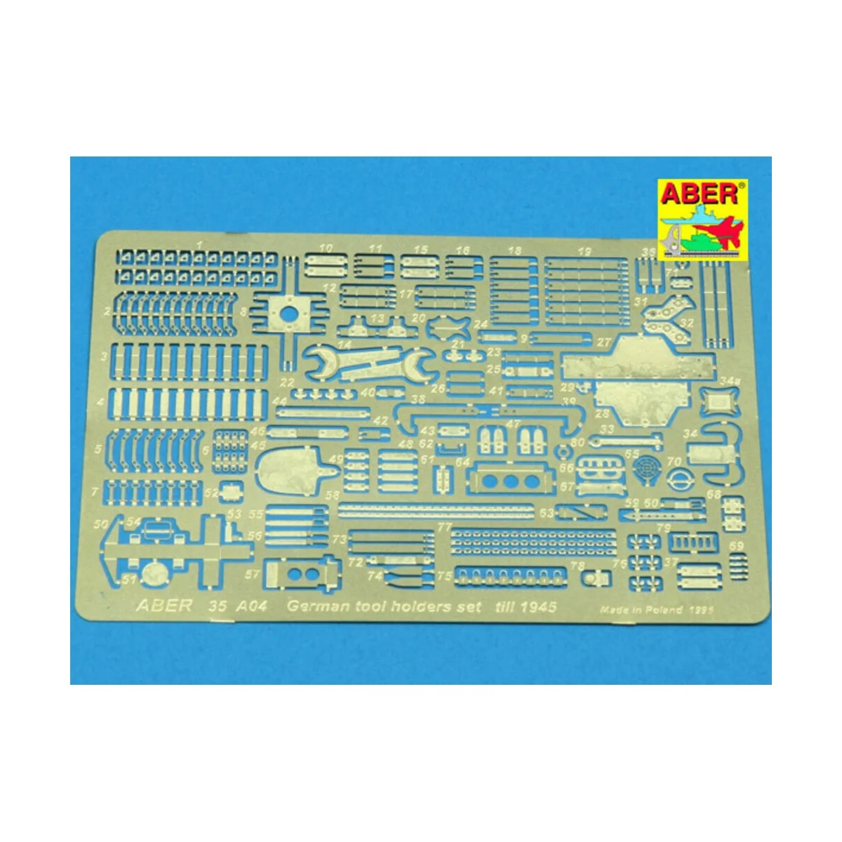 German tool holders set from 1943-1945 - Aber Models 35 A004