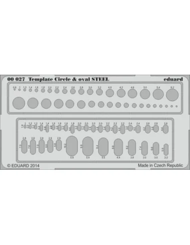 Circle & oval STEEL - Eduard Accessories 00027
