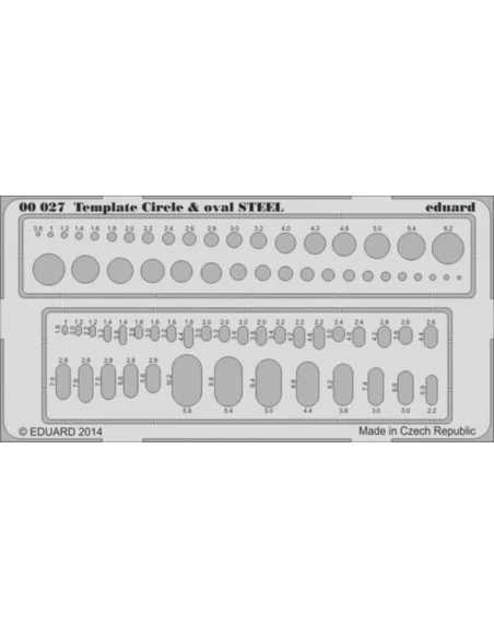 Circle & oval STEEL - Eduard Accessories 00027