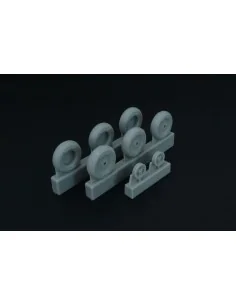 Spitfire 3 spoke wheels set (3 types of tires), 1/48 - Brengun BRL4... 2