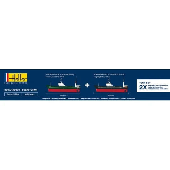 Twin Set Roc Amadour + Bordasteinur, 1/200 - Heller 85608