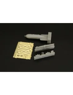 Japanese 250kg bomb with rack, 1/48 - Brengun BRL48103
