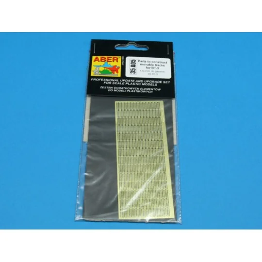 Parts to construct movable tracks for BT-5 - Aber Models 35 A005