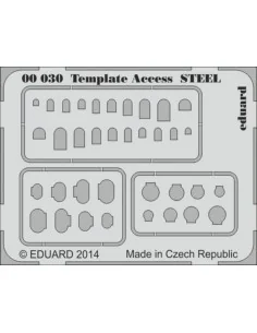 Template Access STEEL - Eduard Accessories 00030