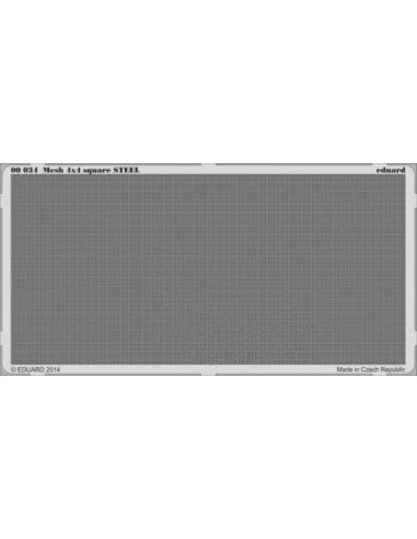 Mesh 4x4 square STEEL - Eduard Accessories 00034