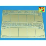 Side skirts for PzKpfw IV (H, J) Brummbar, 1/35 - Aber Models 35 A007 Side skirts for PzKpfw IV (H, J) Brummbar, 1/35 - Aber Models 35 A007