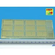 Side skirts for Panther Ausf. A, D, 1/35 - Aber Models 35 A008