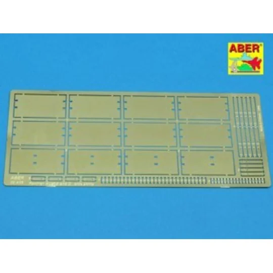 Side skirts for Panther Ausf. A, D, 1/35 - Aber Models 35 A008