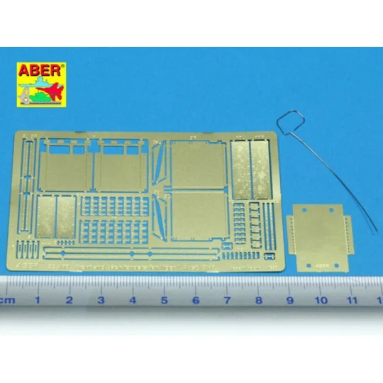 Front and back fenders for Tiger I - Aber Models 35 A010
