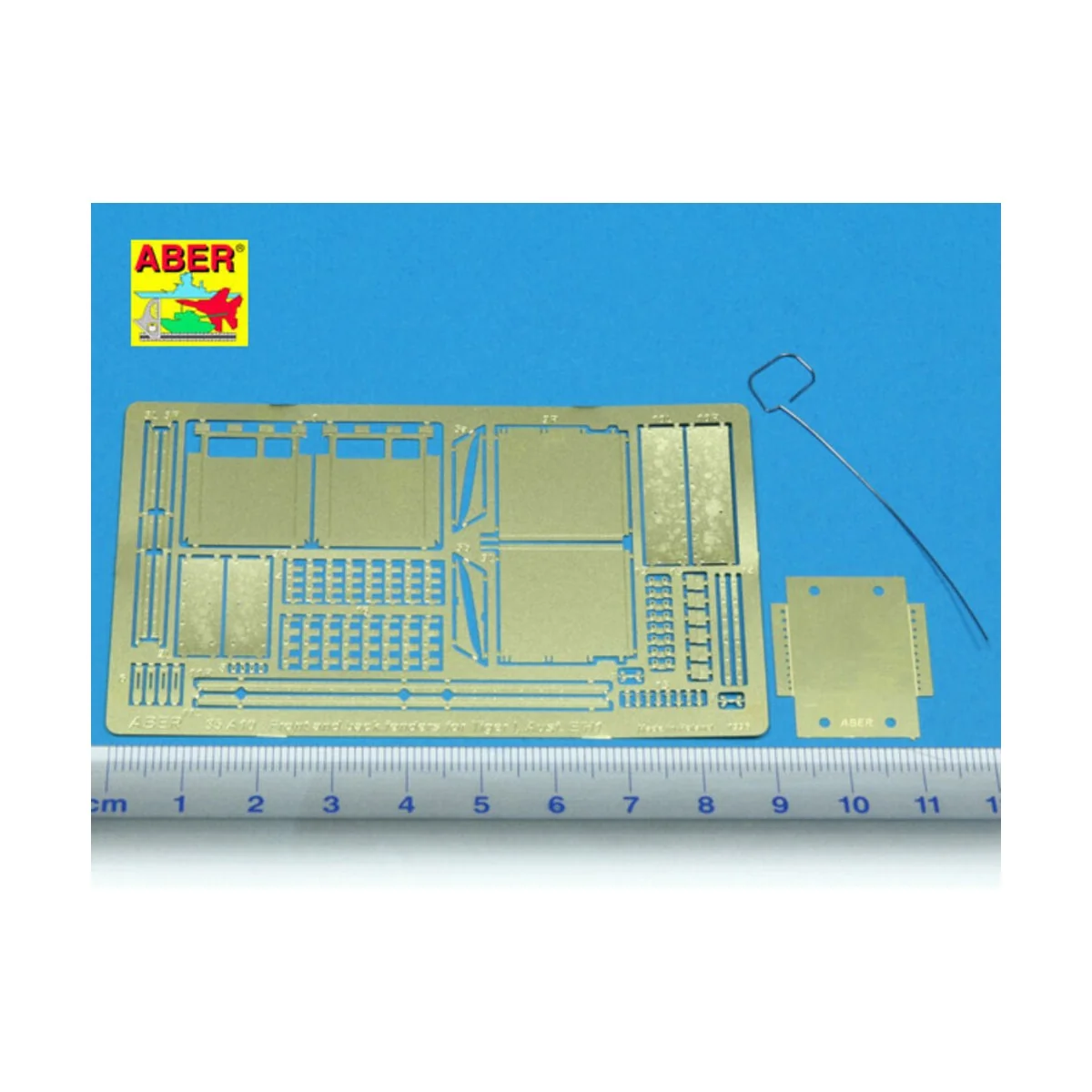 Front and back fenders for Tiger I, 1/35 - Aber Models 35 A010 Front and back fenders for Tiger I, 1/35 - Aber Models 35 A010