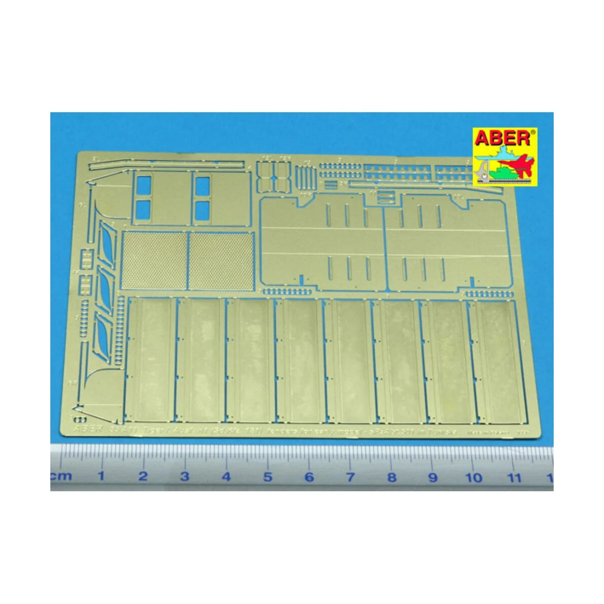 Side fenders for Tiger I H1 (Afrika Korps) - Aber Models 35 A011