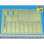 Side fenders for Tiger I H1 (Afrika Korps) - Aber Models 35 A011