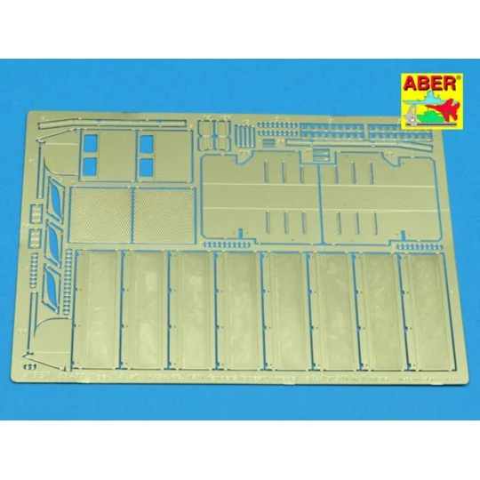 Side fenders for Tiger I H1 (Afrika Korps) - Aber Models 35 A011
