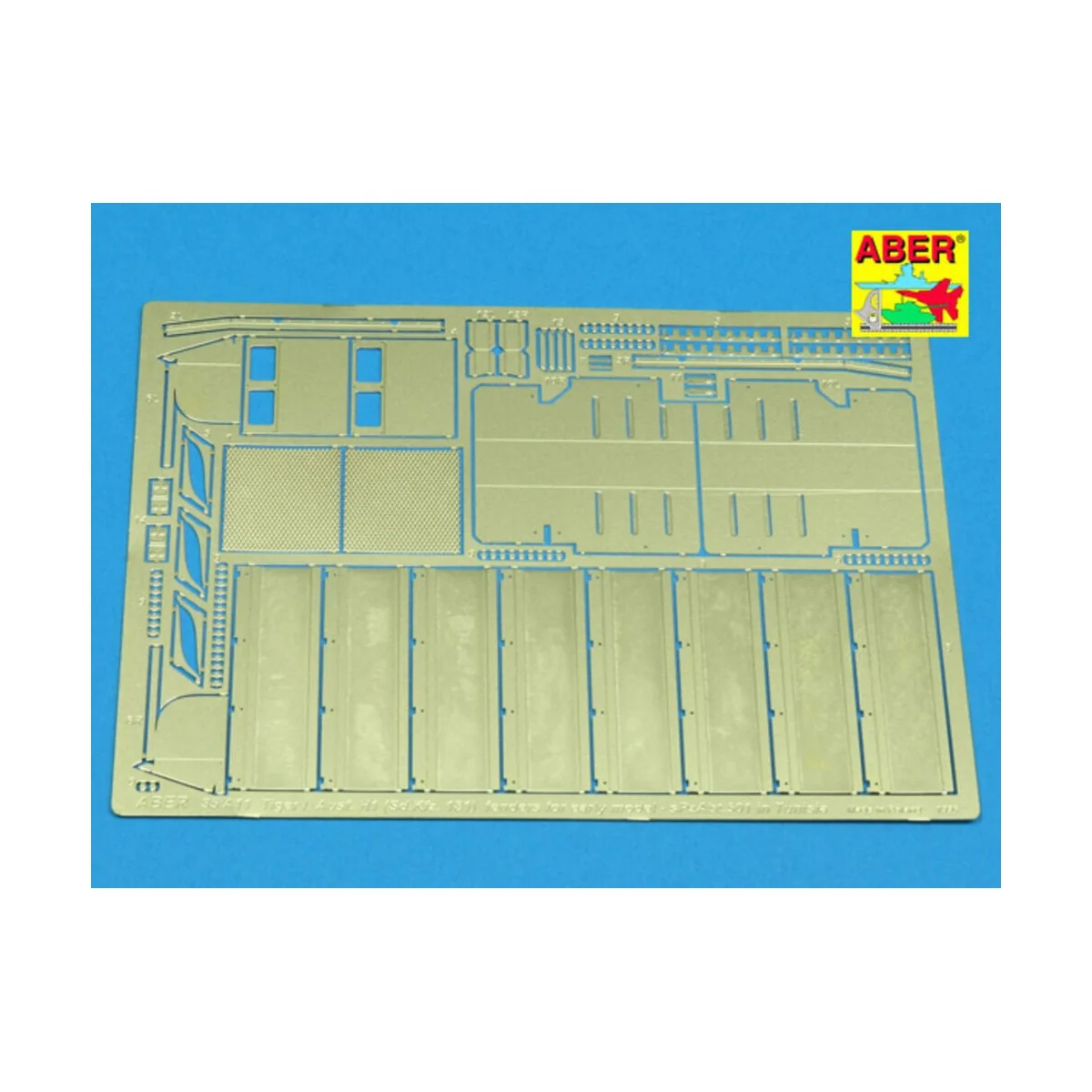Side fenders for Tiger I H1 (Afrika Korps) - Aber Models 35 A011