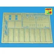 Side fenders for Tiger I H1 (Afrika Korps) - Aber Models 35 A011