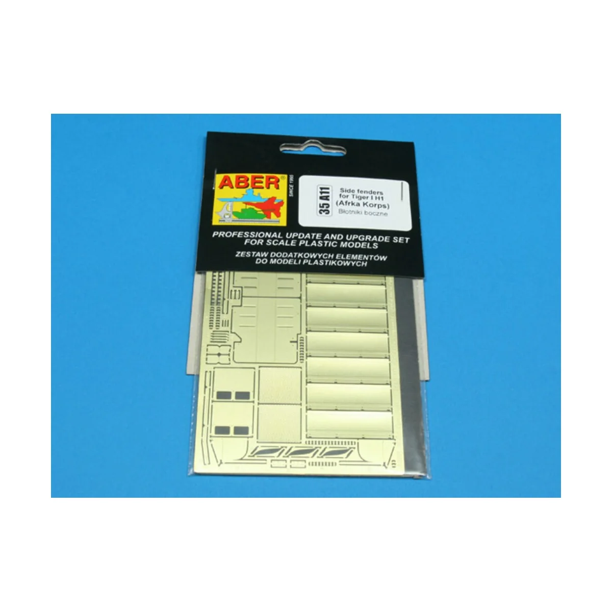Side fenders for Tiger I H1 (Afrika Korps) - Aber Models 35 A011
